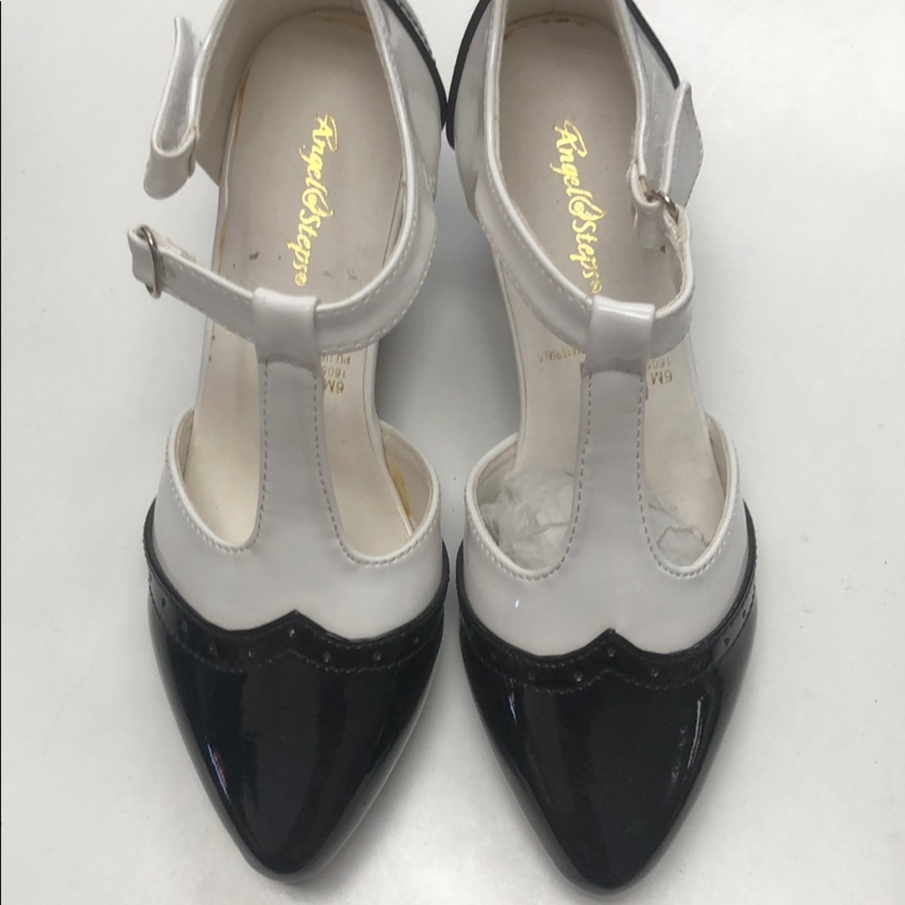 New black and white shoes